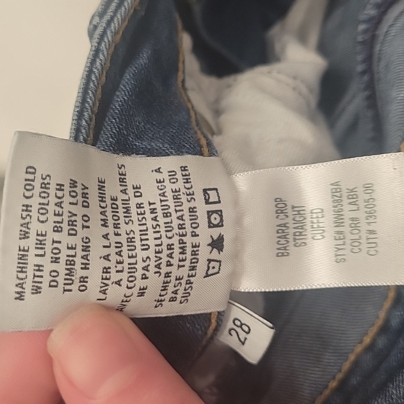 Hudson Bacara Crop Straight Cuffed Skinny Jeans - Picture 9 of 9